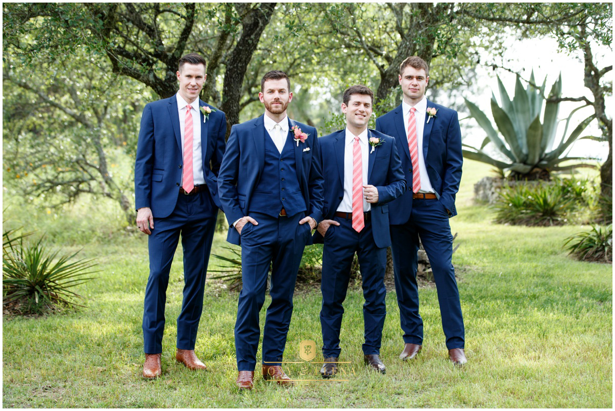 best wedding photographer in austin terrace club groom groomsmen