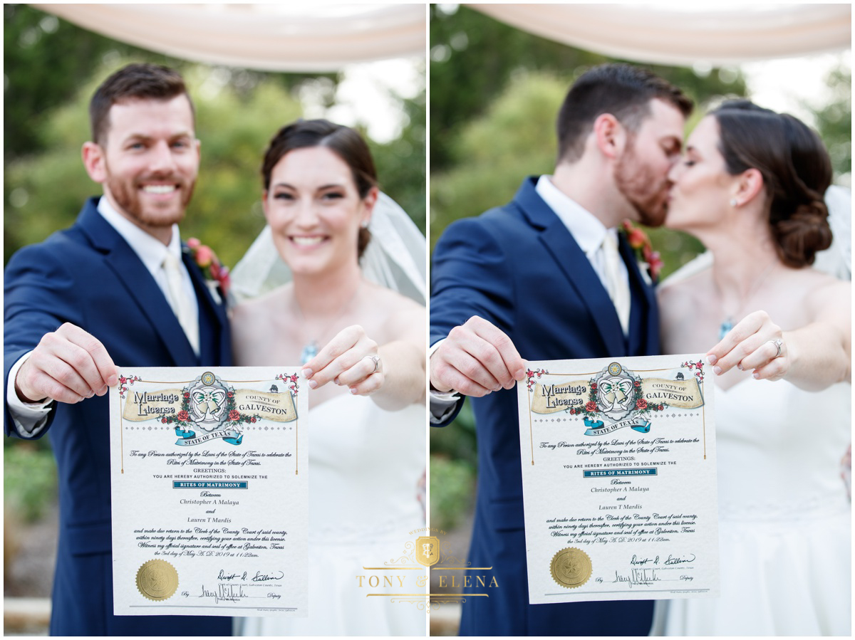 best wedding photographer in austin terrace club bride groom marriage license