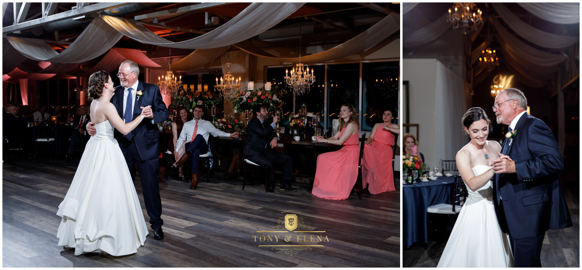 best wedding photographer in austin terrace club father daughter