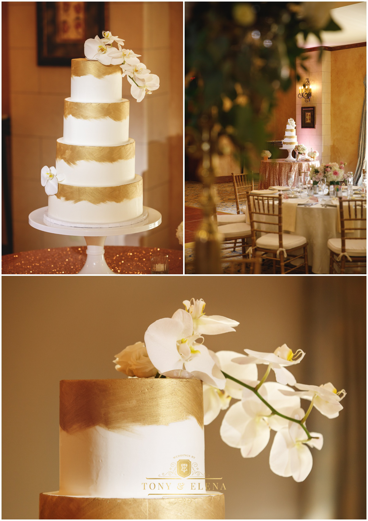 hotel granduca wedding photographer Austin cake details