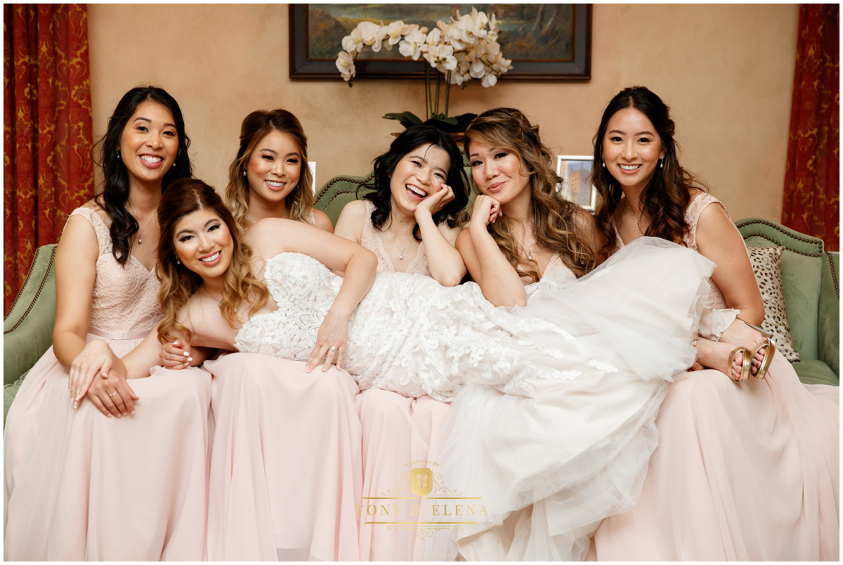 austin wedding photographer hotel granduca asian bride bridesmaids
