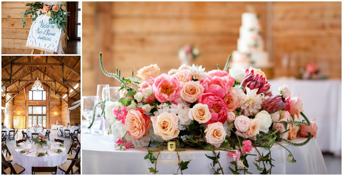 addison grove wedding photographer floral arrangements