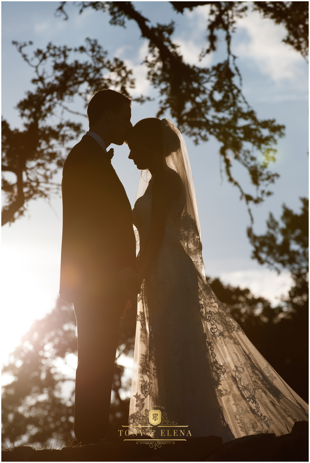 austin wedding photographer ivory oak bride groom sunset 2