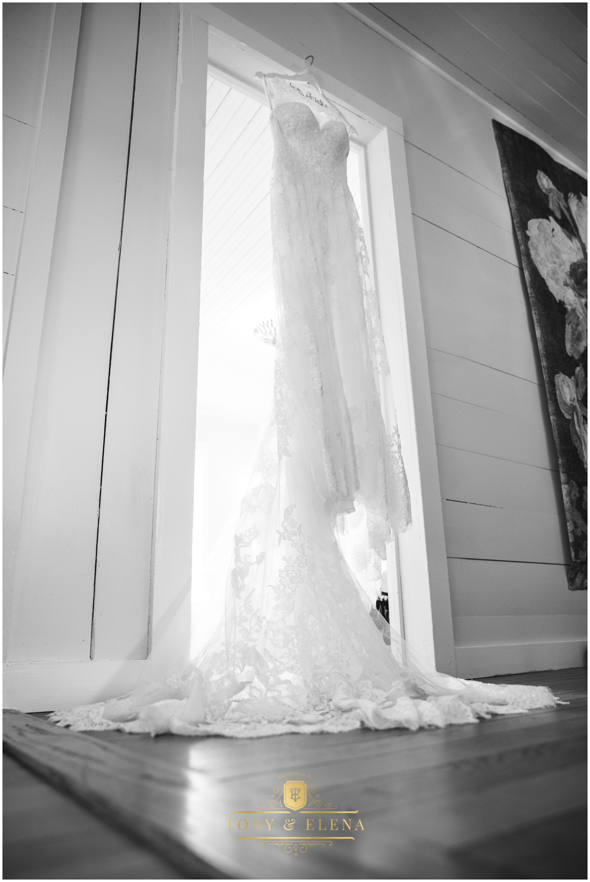 austin wedding photographer ivory oak brides dress
