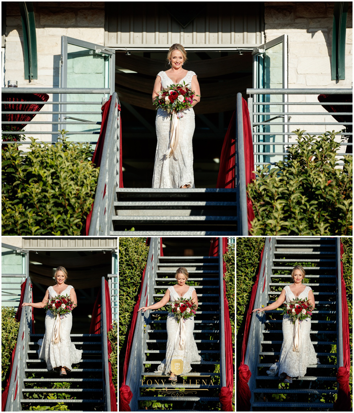 austin wedding photographer terrace club wedding photographer bride walking to alter